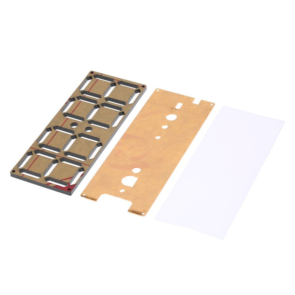 DS3231 DIY 4-digit Digital LED Uhr Kit mit Regenbogen Farben und Transparente Fall