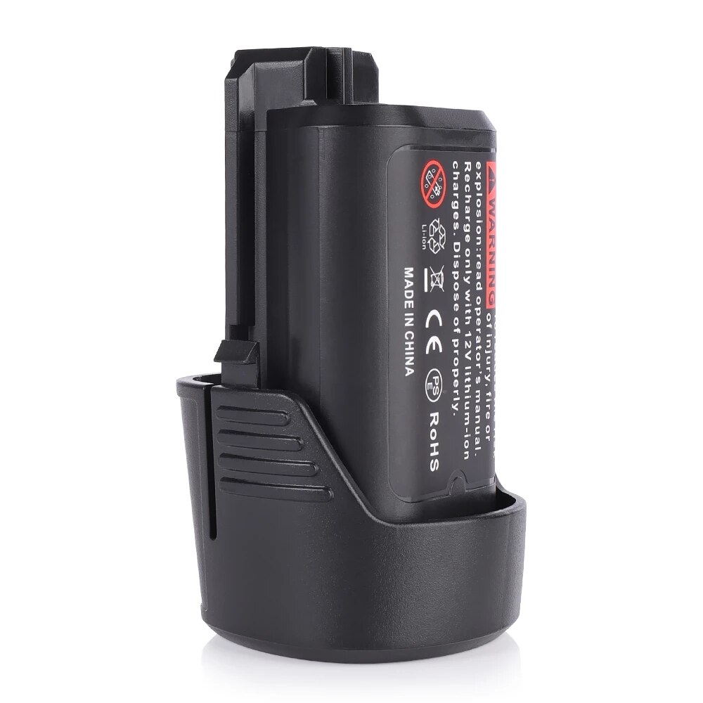 12V/10.8V 3000mAh for Bosch BAT411 Battery Lithium-Ion recharged Battery BAT411A BAT412 BAT412A BAT413 BAT413A&amp; 2.0Ah: one battery