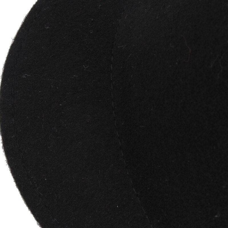 Gorro LUCKYLIANJI de lana de 100% de para primavera y otoño e invierno, sombrero de demonio para mujer, sombrero con orejas de gato, Bowler, gorro de Halloween (talla única: 57cm)
