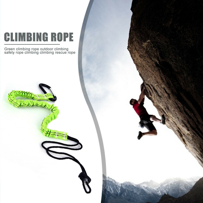 Rock Climbing Safety Rope Telescopic Rope with Carabiner Climbing Tool Anti-Fall Climbing Tool: Default Title