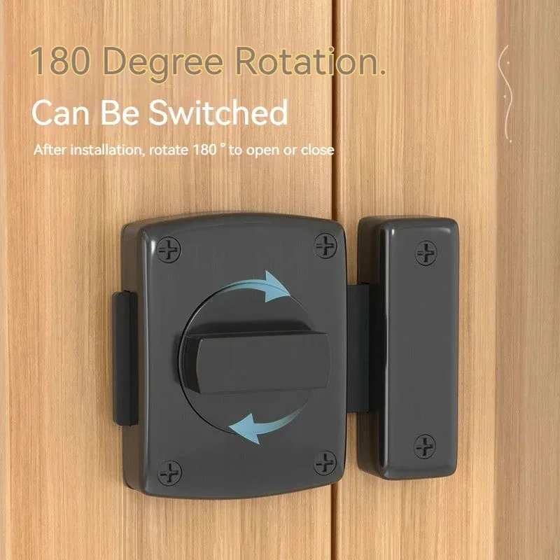 Wood Door Lock Locks Safety Anti-theft Kitchen Storages Bedroom Locked Up Deadbolt Aluminum Sliding Window Closure Quarto Holder