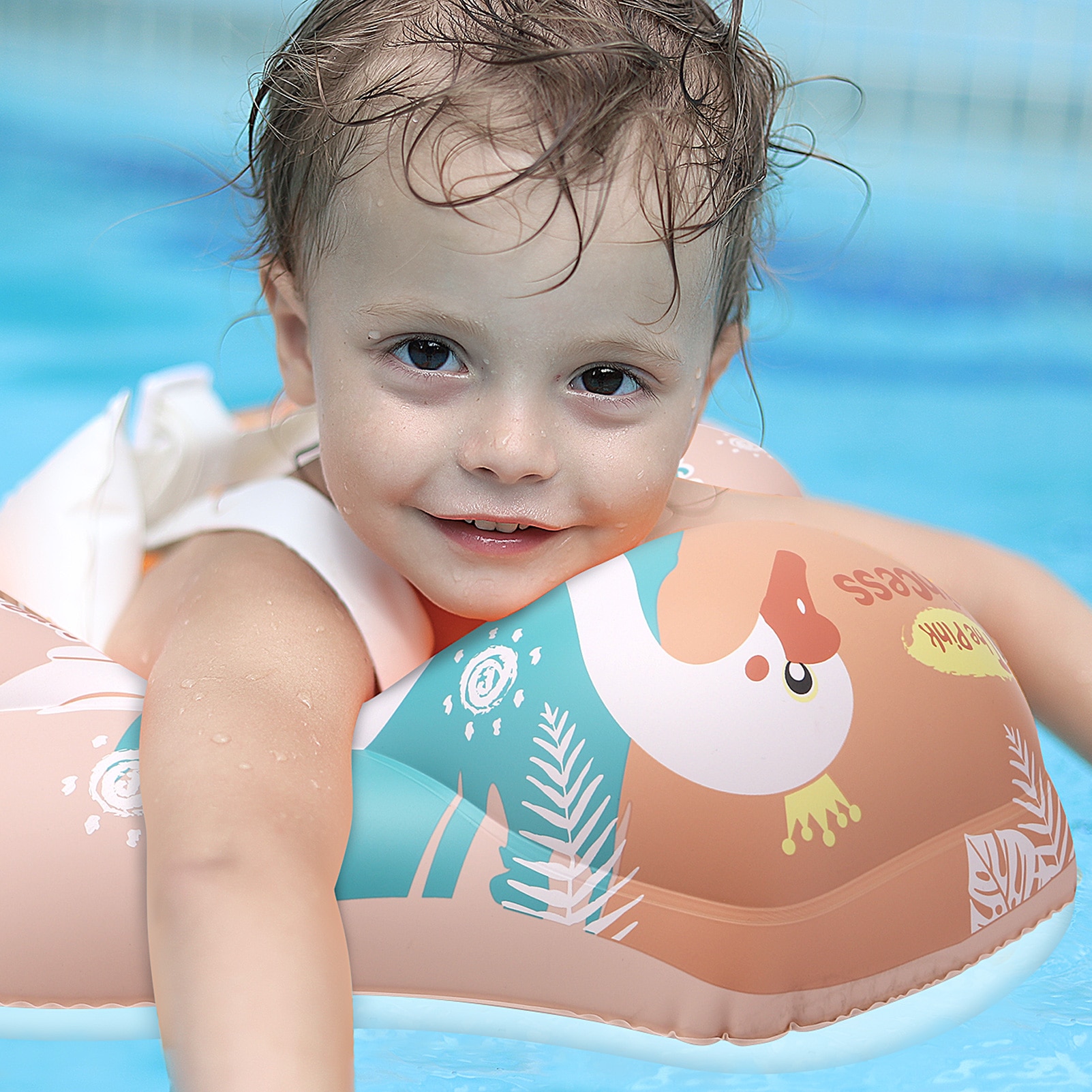 Uppgraderingar baby simning flytande uppblåsbar spädbarn flytande barn simbassäng tillbehör cirkel bad sommar leksaker småbarn ringar