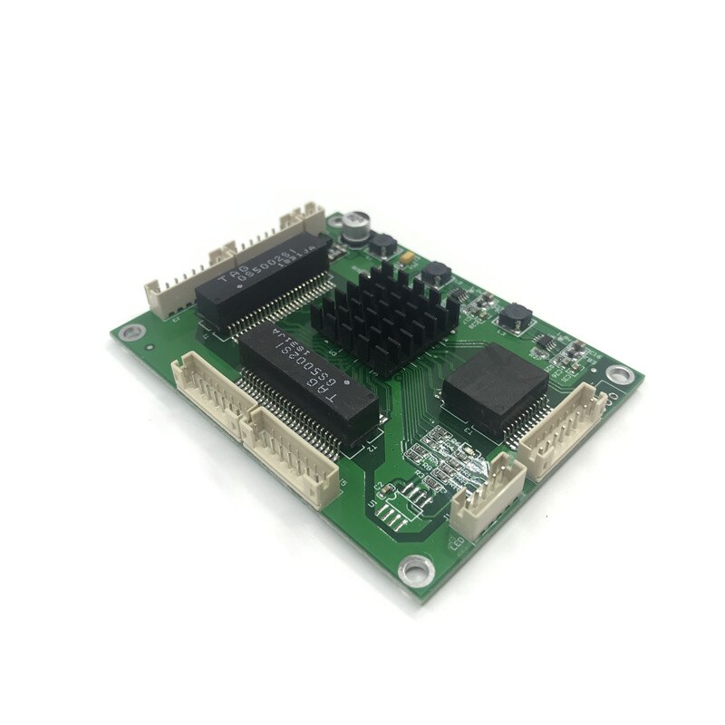 Classe Industrial mini 3/4/5 portas switch Gigabit completo para converter 10/100/1000 Mbps equipamento caixa fraco módulo de switch de rede