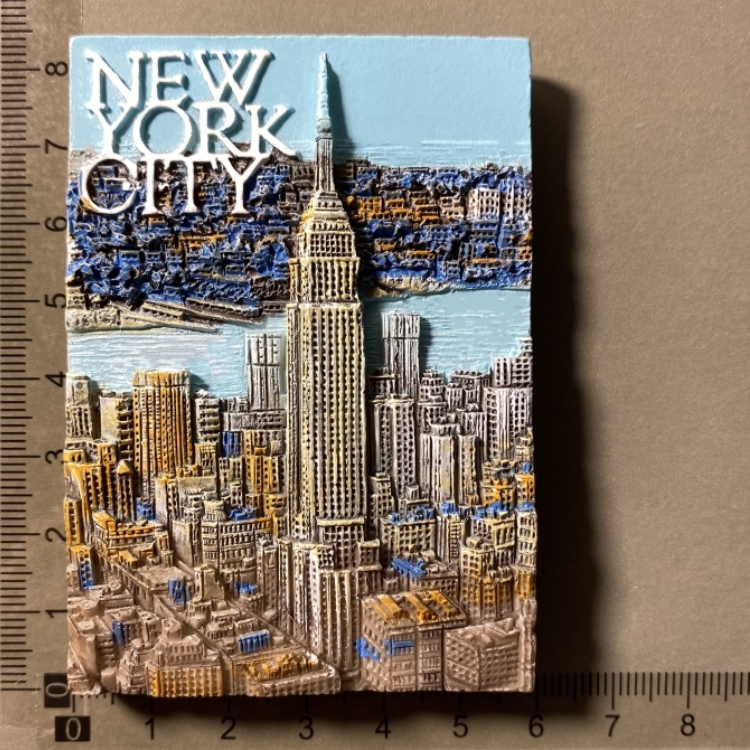 North America USA York Florida Las Vegas San Francisco Chicago Fridge Magnets Tourism Souvenir Refrigerator Magnetic: Clear