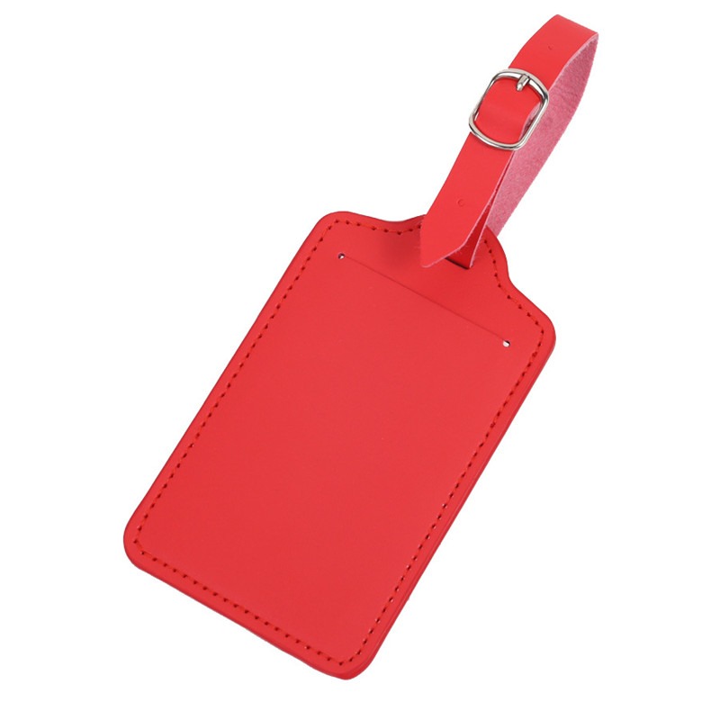 Leder Koffer Gepäck Schild Labe Anhänger Handtasche Reise Name Ich würde AddressAccessories Tragbare Etikett: Rosa
