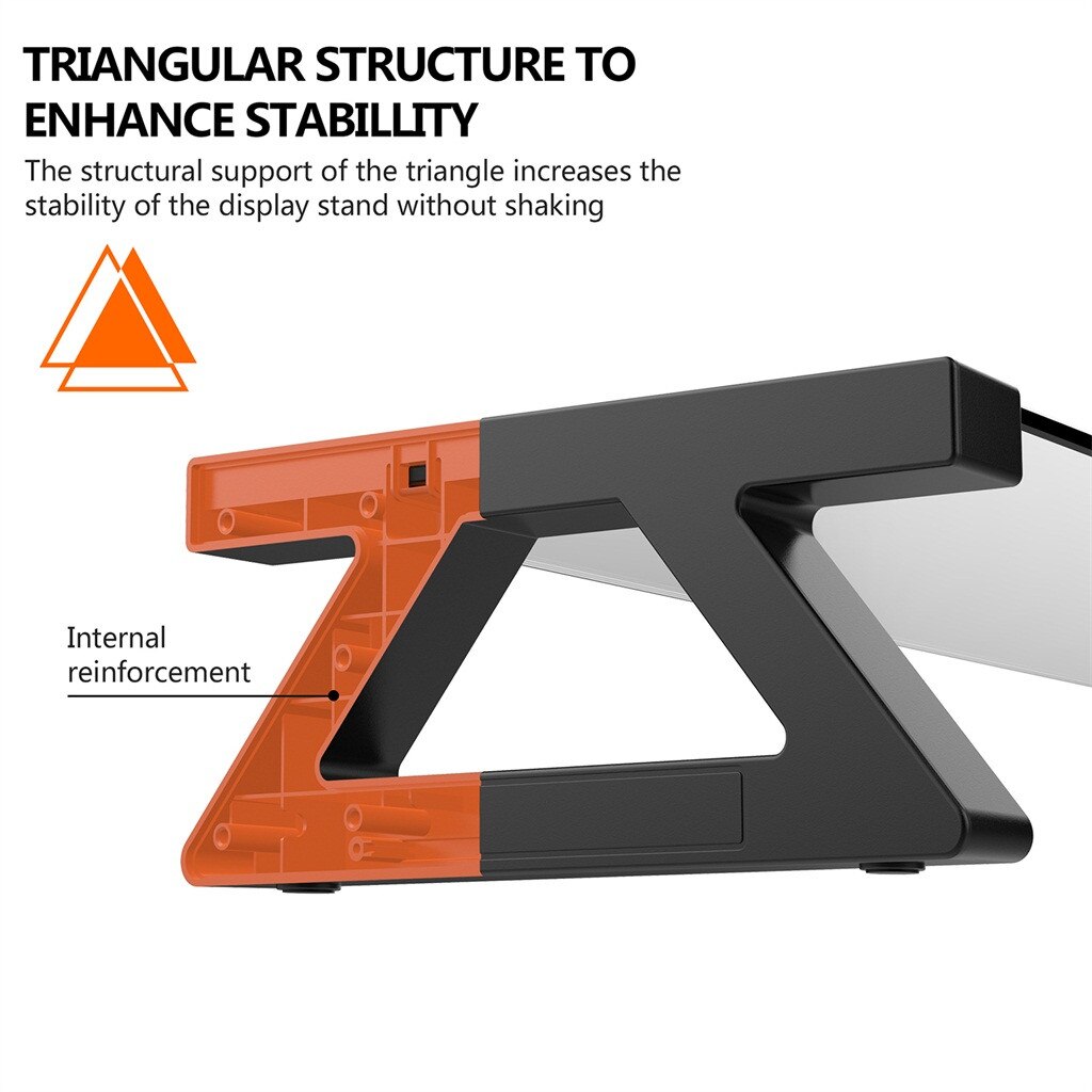 Multifunctionele Desktop Computer Notebook Display Verhooging Beugel Met 4USB Aluminium Monitor Stand Ruimte Bar Dock Desk