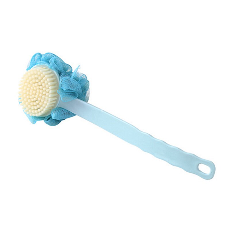 Cepillo de esponja para ducha de baño, accesorio colgante de mango largo, malla suave para la espalda, recién llegado