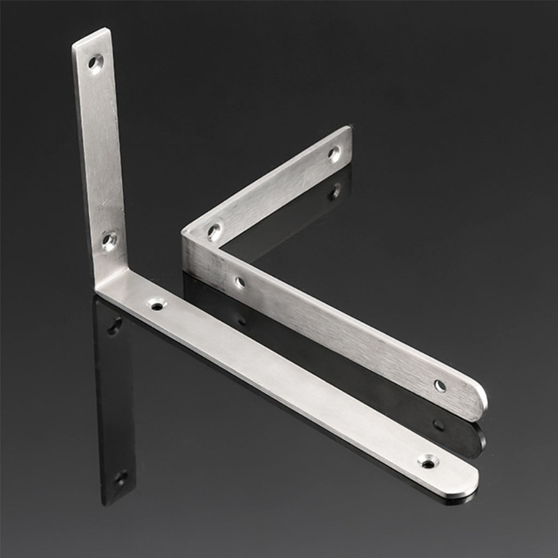 2 PCS Thicken 90 Degree Angle L Shaped Shelf Bracket Corner Brace Joint Bracket Fastener Floating Shelves Bracket