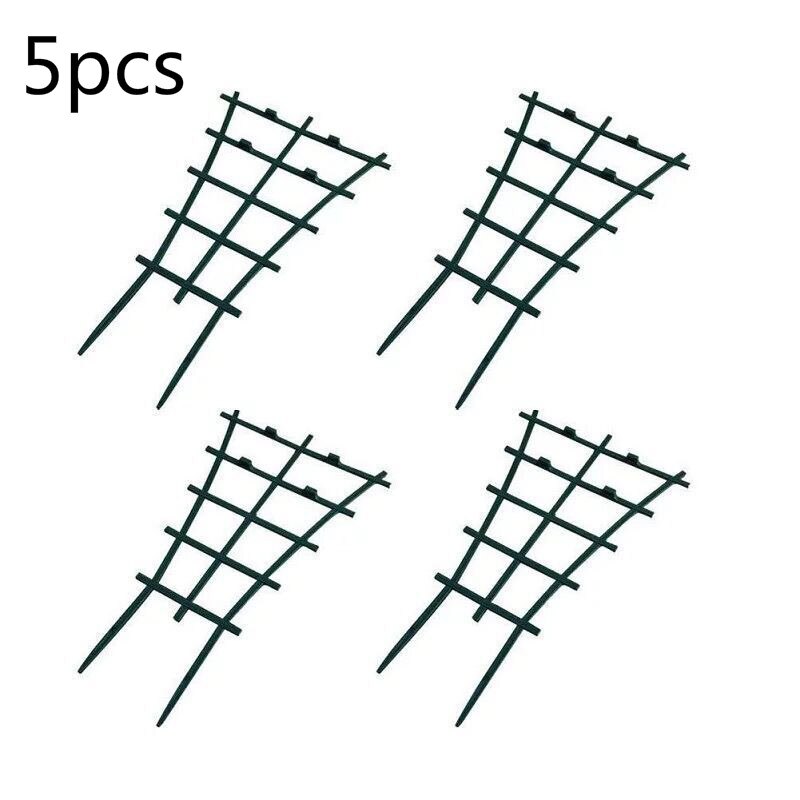 1PC Plant Pergola Garden Plant Vine Frame Climbing Vine Bracket Flower Stand Plant Cage Plant Support Garden Decoration Supplies: 5pcs
