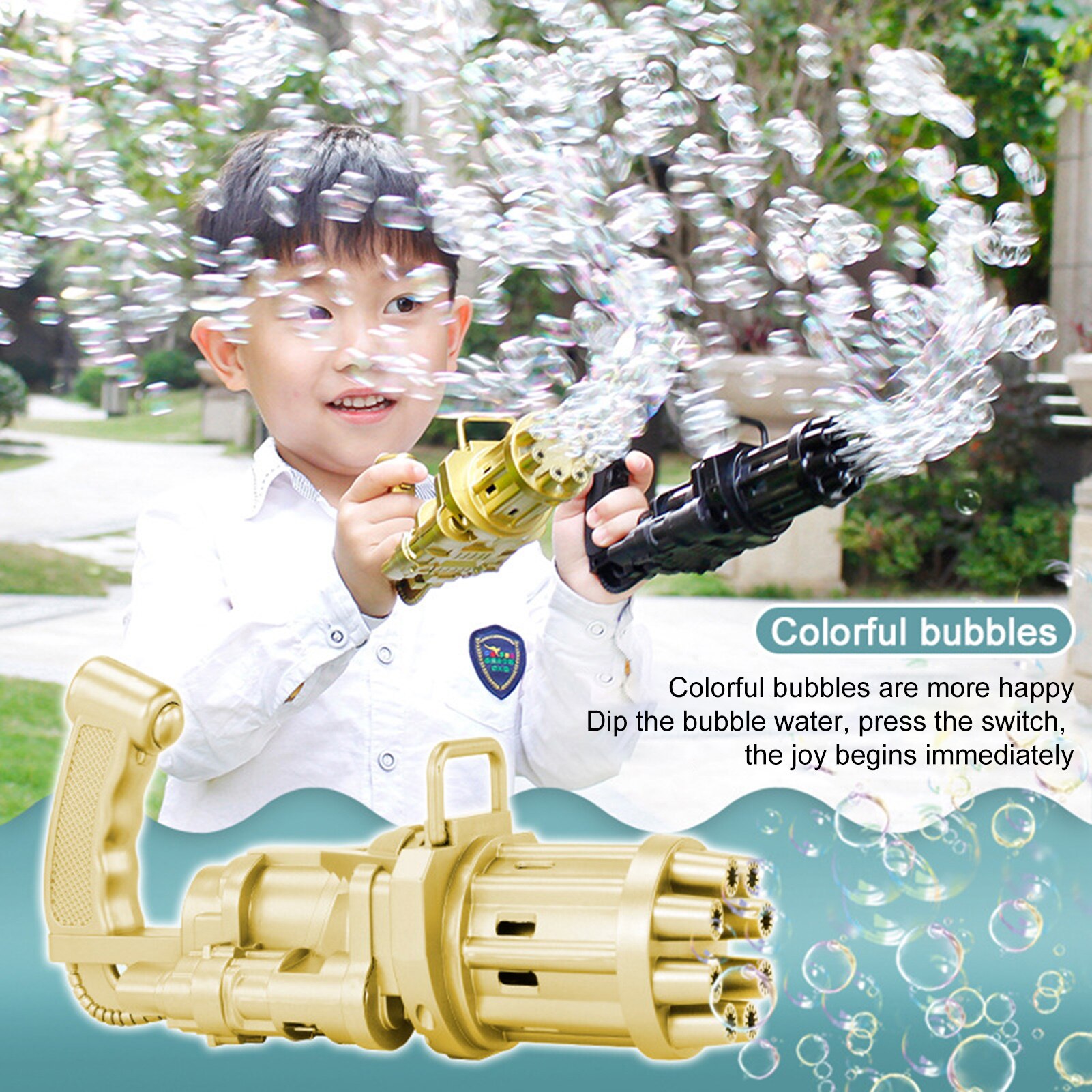 Bad Speelgoed Bubble Gun Machine Speelgoed Zomer Automatische Zeep Water Bubble Machine Voor Kinderen Peuters Zwemmen Bad Speelgoed