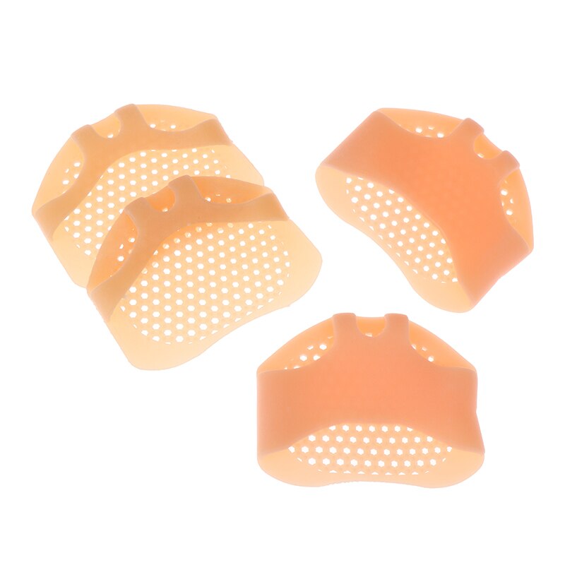 1 Paar Inlegzolen Voorvoet Pads Voor Vrouwen Hoge Hak Schoenen Voet Blister Care Tenen Insert Pad Siliconen Gel Binnenzool Pijn relief