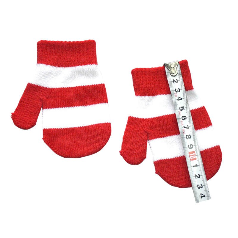 Warmmom – gants en laine chauds pour enfants de 1 à 5 ans, en tricot, pour l'extérieur et l'hiver