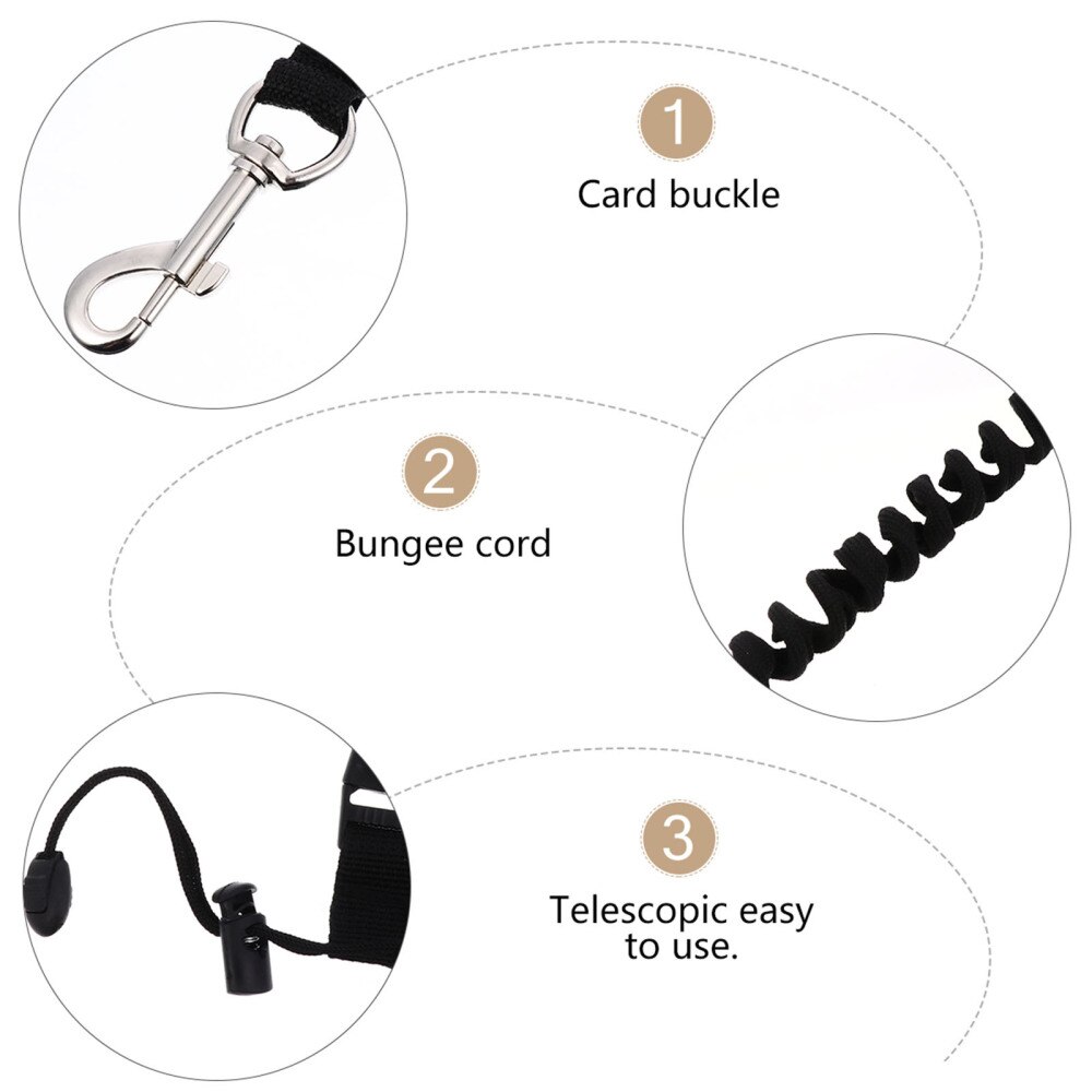 1pc Alloy Ribbon Tied Rod Leash Paddle Leash Strap Rope Paddle Rope Oar Leash for Kayaking Rowing Boat