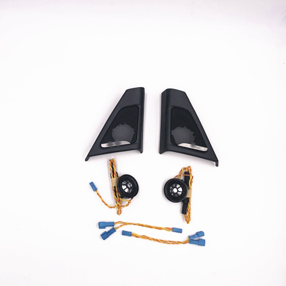 Center tweeter cover for f10 BMW 5 series horns front door speaker trim mid range speakers console dashboard audio treble bass