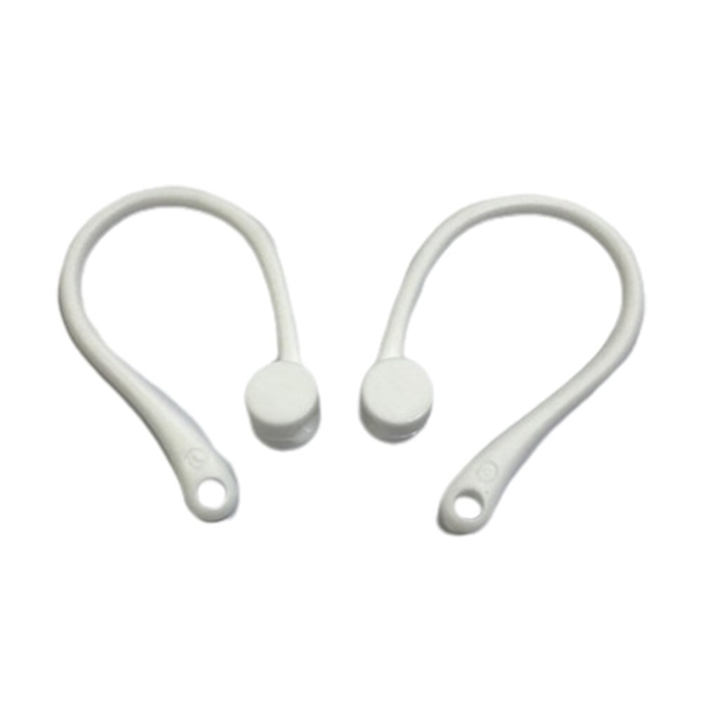 Adequado Para Apple Esportes Fone de ouvido sem fio Anti-Lost Luva de Silicone de Proteção Da Orelha Gancho fone de Ouvido Esportes Gancho: WHITE