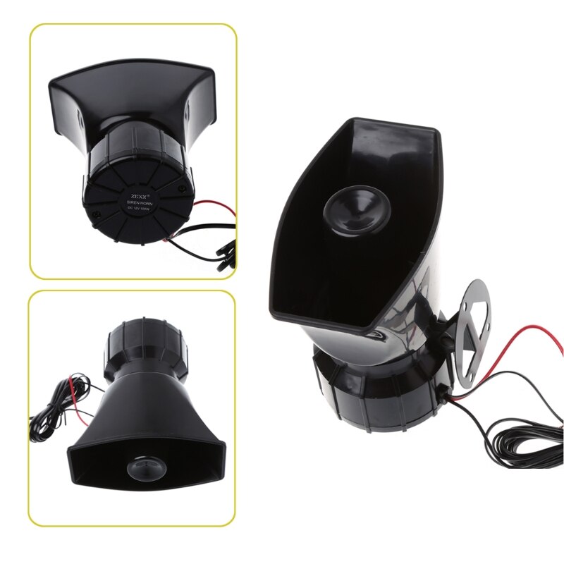 Car accessories 100W 12V Car Truck Alarm Police Fire Loud Speaker PA Siren Horn MIC System Kit Car car styling