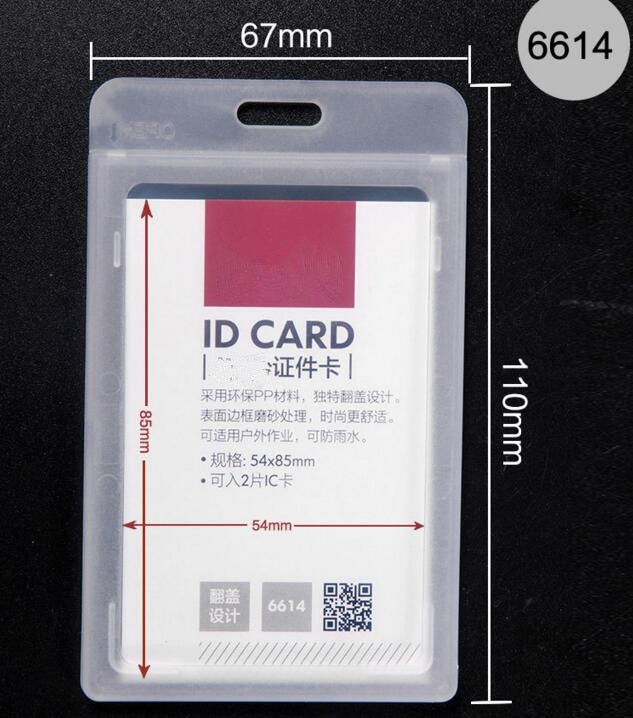 1PCS Plastic Card Case Bus Card Holder for Kids Students ID Card Accessories