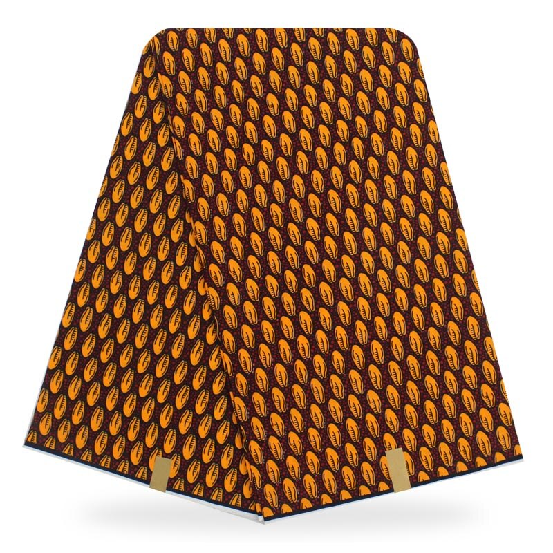 Colorful Real African Wax veritable African Fabric Wax Prints 100% Cotton for Dress 6yards Y200514-3: As picture 19