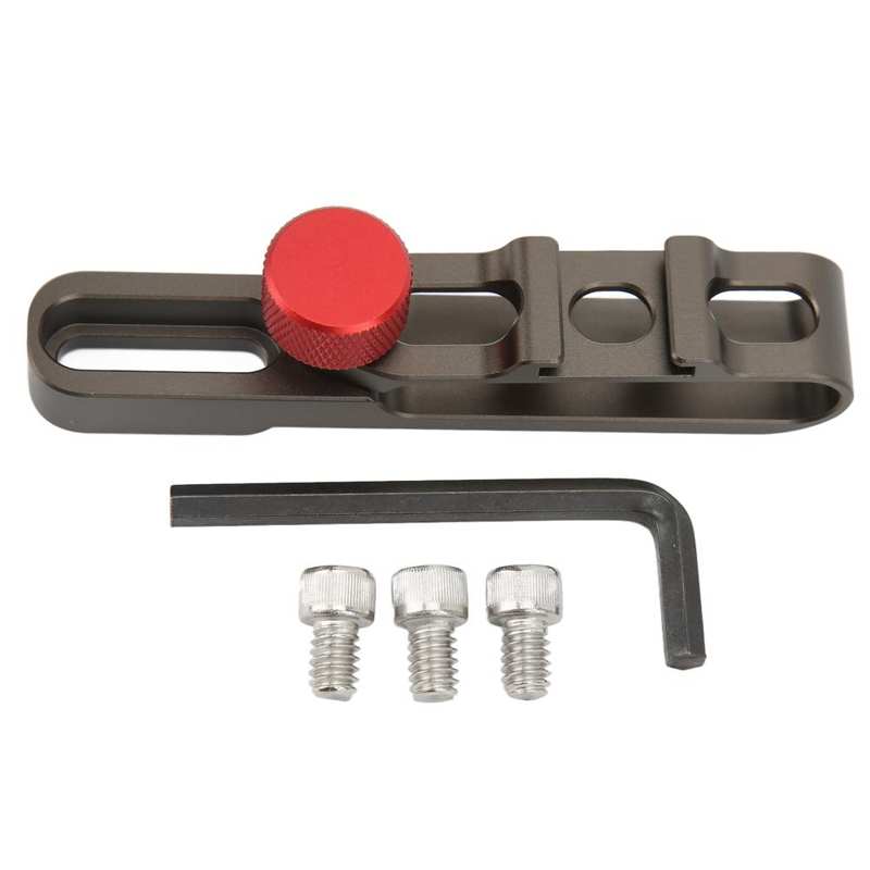 Aluminium Ssd Mount Bracket Houder Voor T5 Ssd Met 1/4 Inch Schroef Gat En Koude Schoen Mount