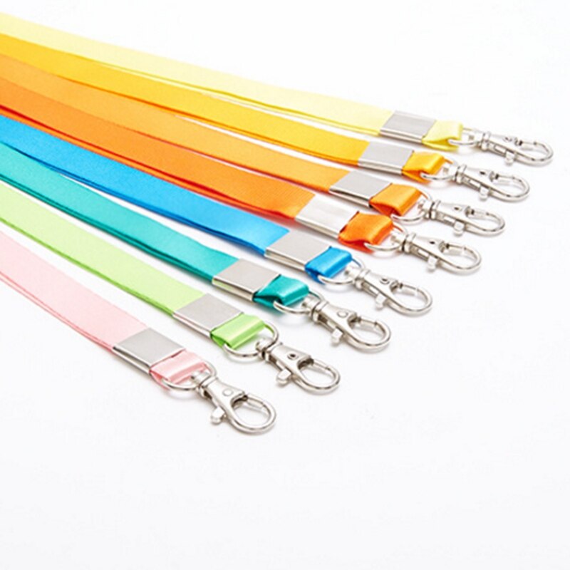 Hanging Neck Rope Lanyard for iPhone Mobile Phone Straps Camera USB Holder ID Pass Card Name Badge Holder Keys Metal Clip