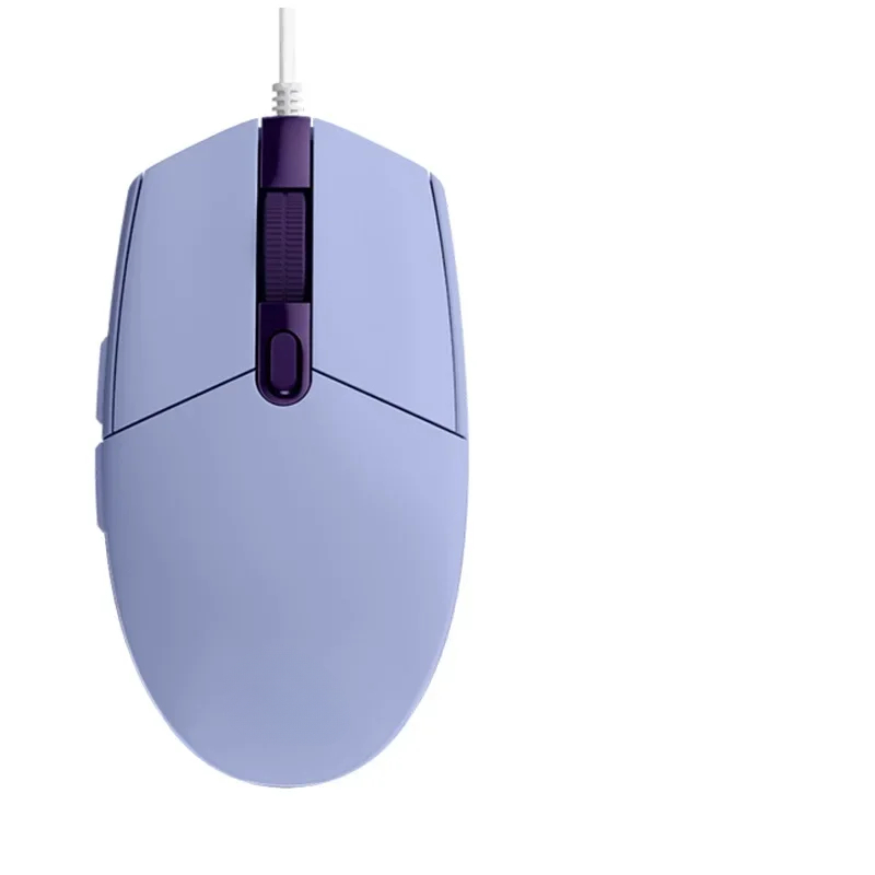 G102 G304 Wired Gaming Mouse RGB USB For PC Laptop Computer Ergonmic Mouse Gamer Mechanica Side Button: DARKNESS