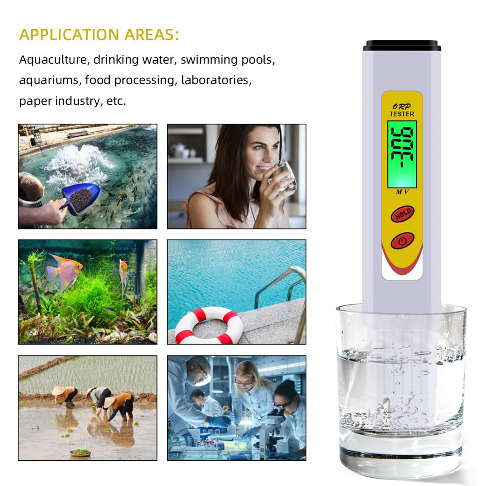 ORP Meter Aquarium water tester Drinking water Analyser Oxidation Reduction Device litmus Swimming Pools tester