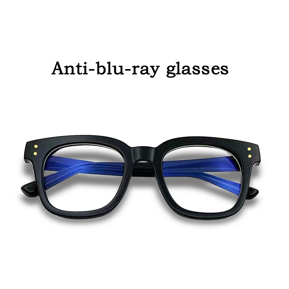 RMM brand unisex Mirror Anti-Blue-ray glasses Plain glasses Lens with Myopic Glasses Frame for women men student: AntiBlueray