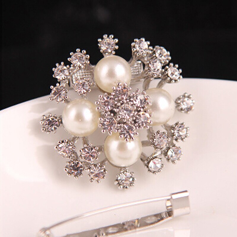 1 Pcs Vrouwen Vlinder Bloem Rhinestone Crystal Sjaals Clip Sjaal Gesp Charmante Vrouwelijke Sieraden Accessoires: 17