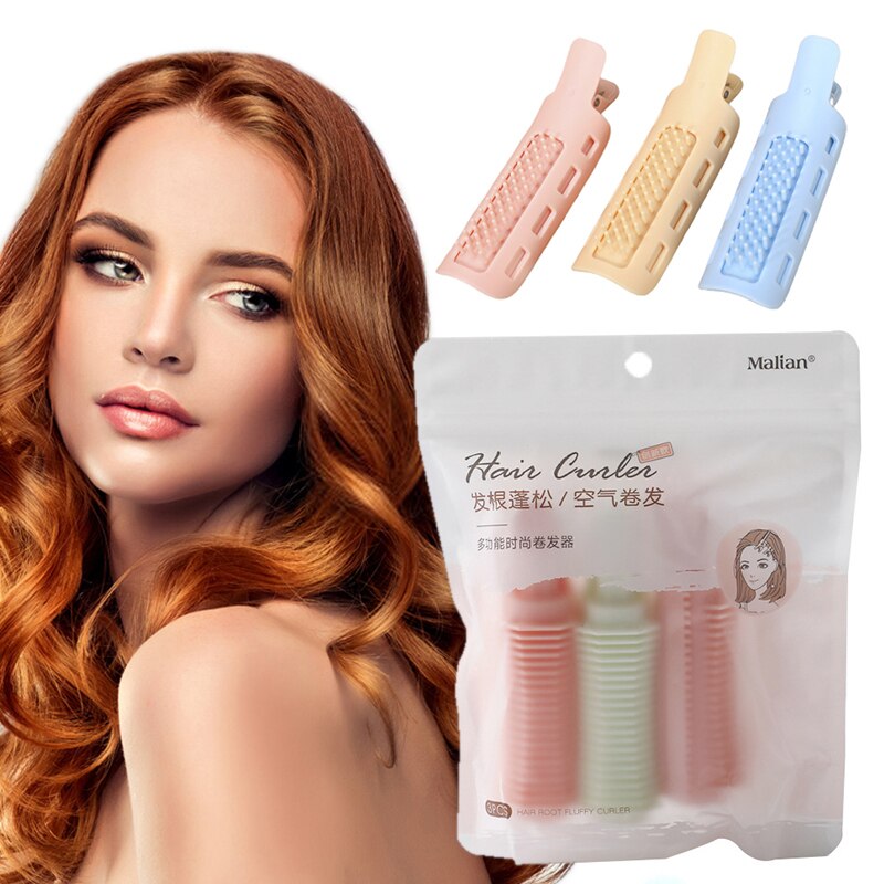 curler curling hair styler 3pcs fluffy curling comb clip styler hair tools salon or home styler curling iron DIY makeup tool