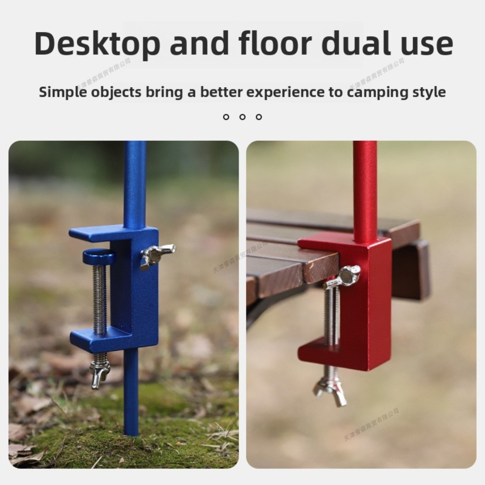 Camp Folding Light Stand Camping Equipment Outdoor Accessorie Portable Desktop Light Pole Bracket Lighting Hanging Light Bracket
