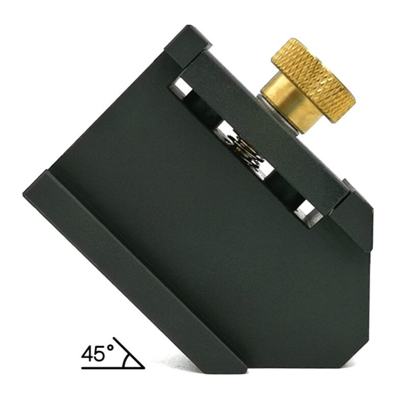 Steel Ruler Positioning Block Stop Block Woodworking Line Locator DIY Measuring Tool Fixed Steel Ruler w/ 300mm Carpentry Tools