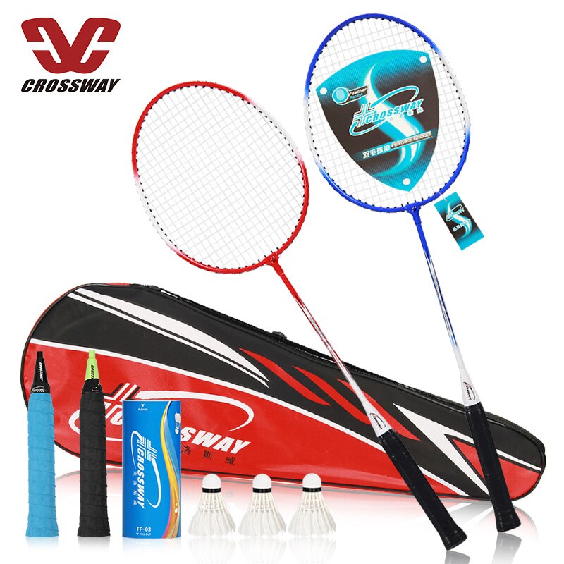 Beste Spanning Badminton Racket 2 Speler Badminton Rackets Set Met Draagtas