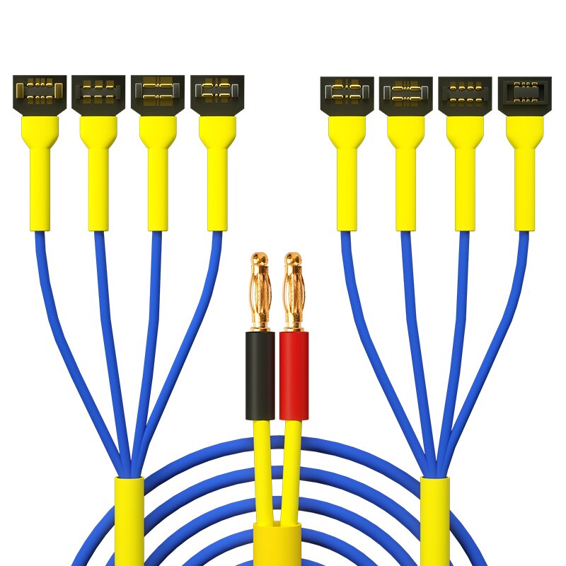 Mekaniker iboot box telefon reparation strømledning 5v-28v 6- port usb 4 digital led batteri strøm apple android telefon strøm test linje: Android strømledning