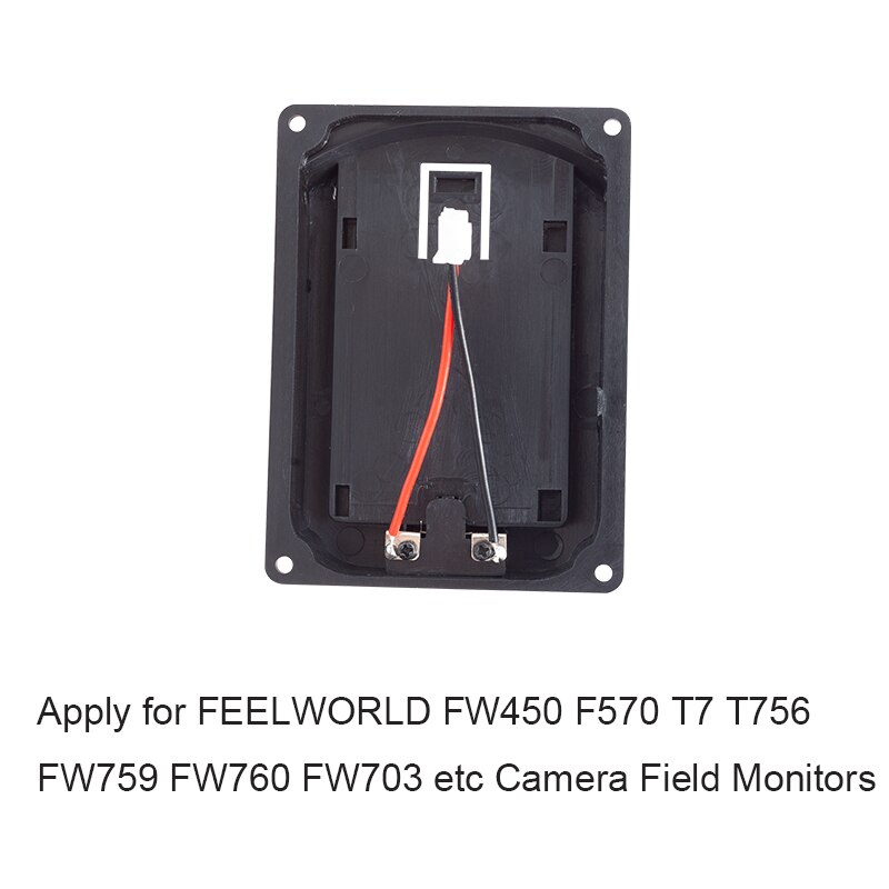 LP-E6 Battery Plate for Camera Field Monitor Feelworld F570 T7 T756 FW703 FW760 FW759 FW1018S A737 Etc Video Camera Monitor: 2PIN