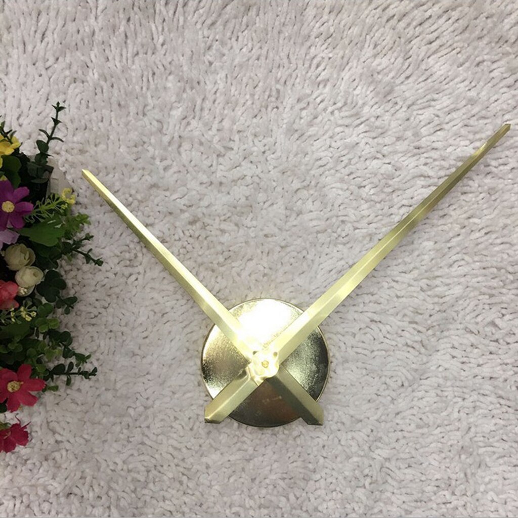 3D DIY Sticker Clock Wall Clock Kitchen Livingroom Needle Time Watch Quartz Large Clock 12cm dia AA Battery