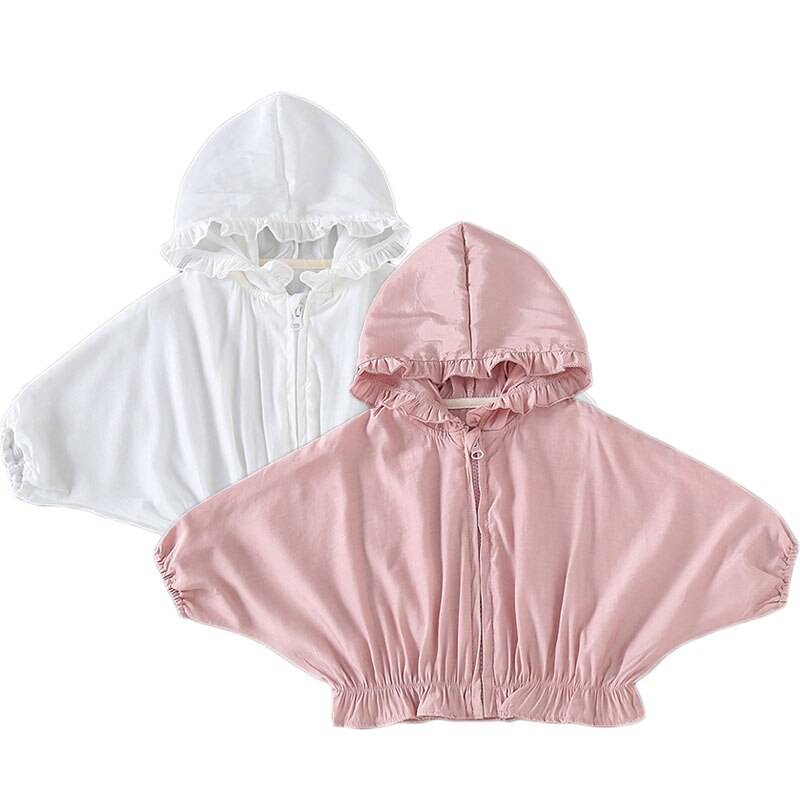 Lente Mode Baby Meisjes Lange Mouw Capuchon Trenchcoats Casual Vesten Kids Jongens Bovenkleding Zon Kleding