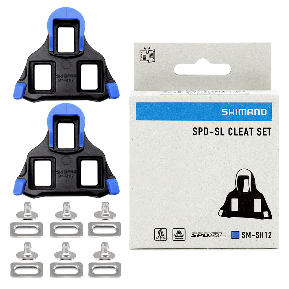 Shimano SM-SH11 SH10 SH12 Bike Pedal Cleat For SPD Road Bicycle Original Box Shoes Cleats Bike Pedal Road Cleats Speed System: Red
