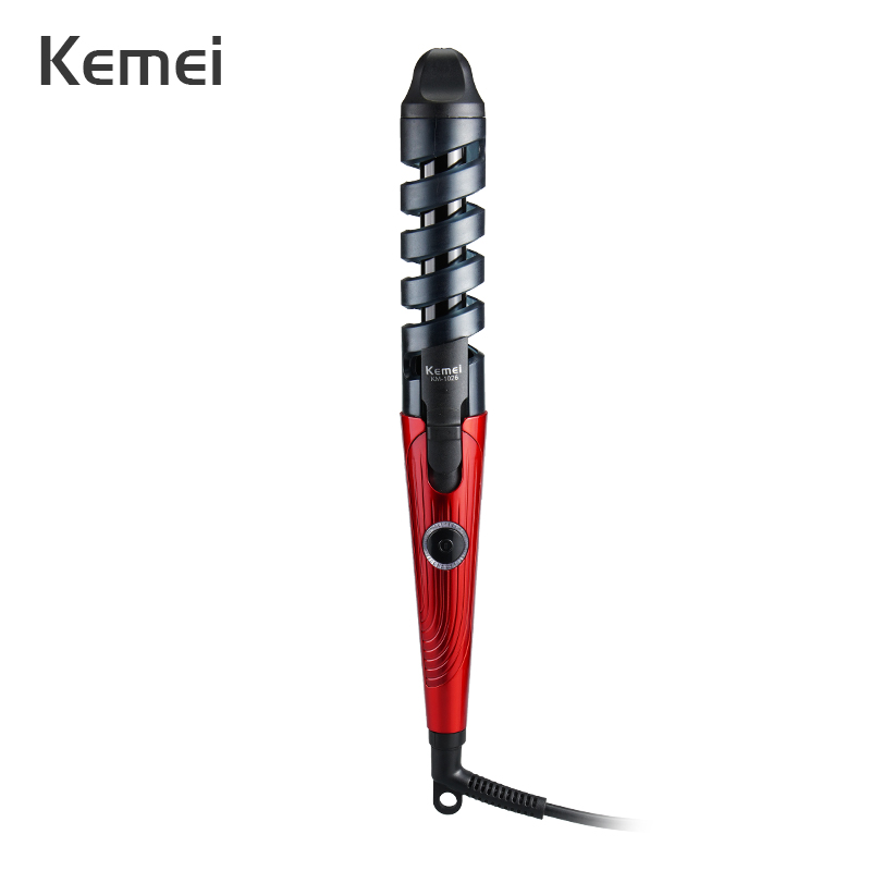 Rizador de pelo eléctrico para mujer, tenacillas en espiral, cerámica, turmalina, herramienta de estilismo DIY, 38D
