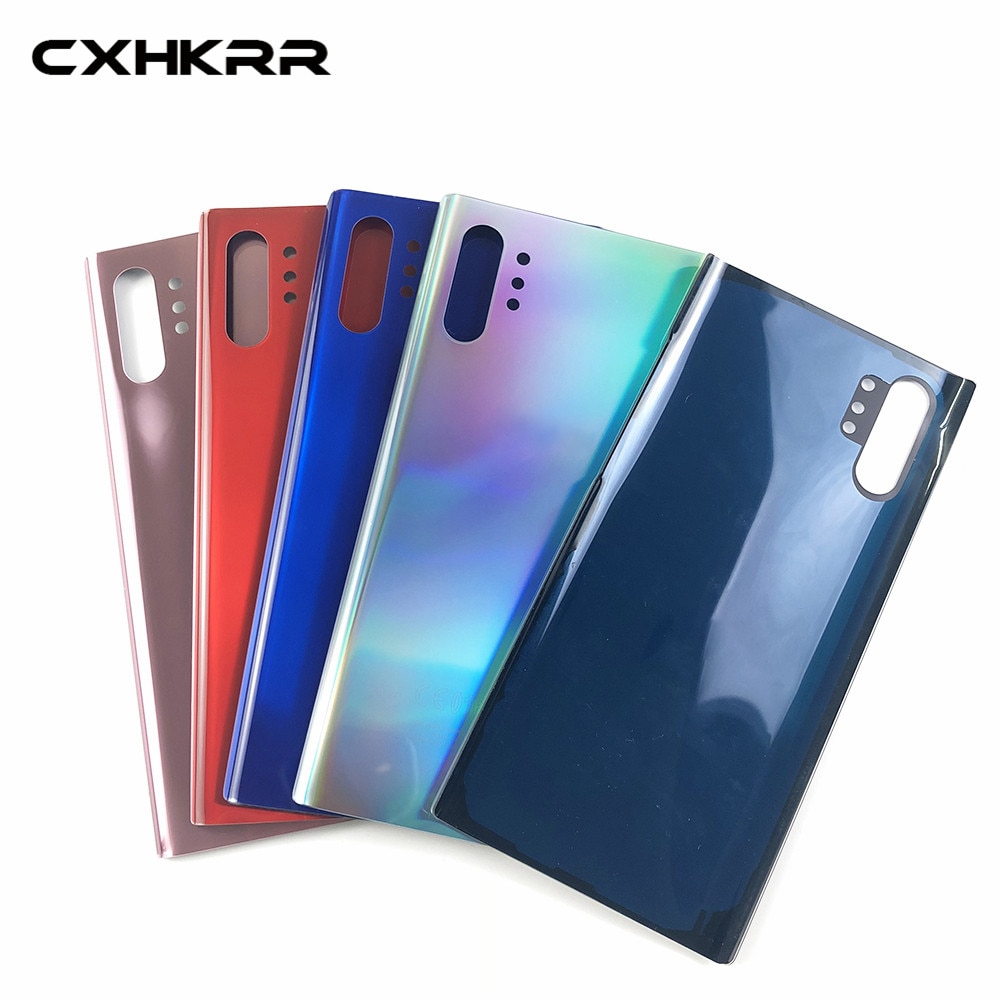 Samsung galaxy note 10 plus 10+  :lle takakansi lasi takaluukun kotelon kansi vaihtopuhelinkotelo samsung note 10: lle