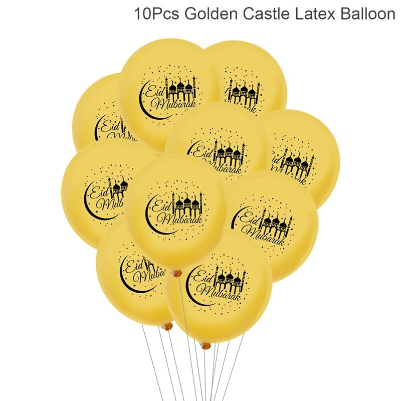 Fengrise Eid Mubarak Ballon Kareem Glücklich Ramadan Dekoration Muslim Islamischen Muslimischen Festival Ballon Ramadan Ballon Hilfe Mubarek: style 14