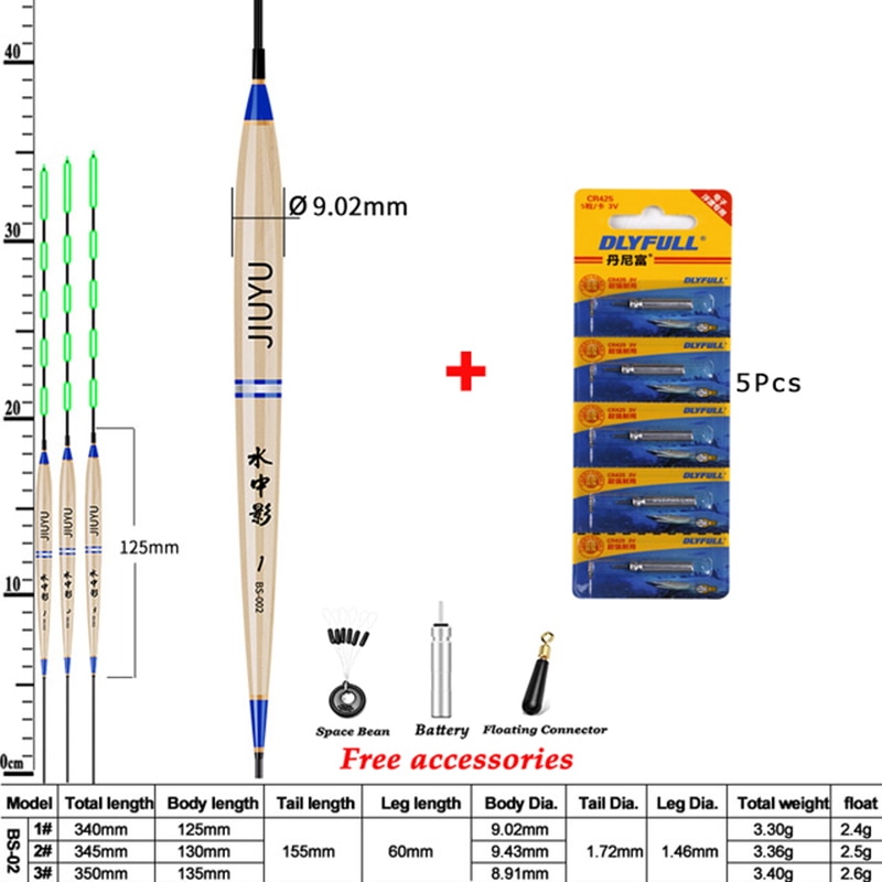 Smart Fishing Float Bite Alarm Fish Bait LED Light Color Change Automatic Night Electronic Changing Buoy fishing tackle