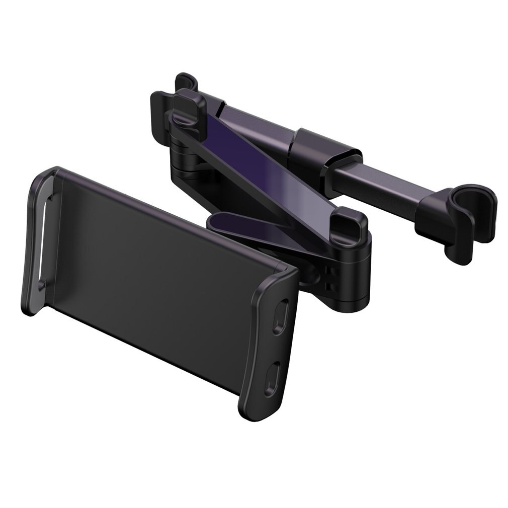 Universal- Auto Rücksitz Halfter Halterung Kopfstütze Auto Halterung Für iPhone für iPad Mini Telefon Tablette Halterung Auto Hinten Halterung: Schwarz einziehbar