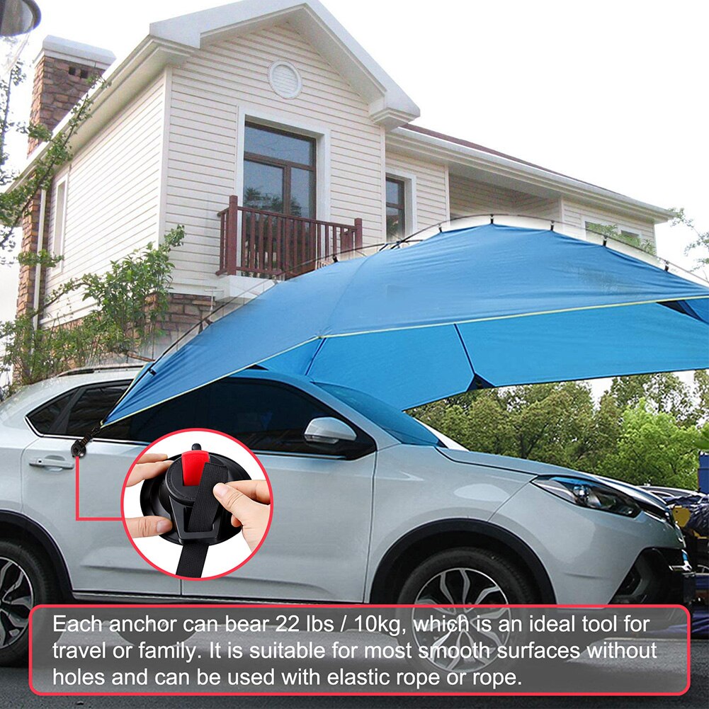 Luifel Zwembad Dekzeilen Tenten Beveiligen Haak Multifunctionele Zuignap Anker Met Beveiligen Haak Cover Auto Accessoires