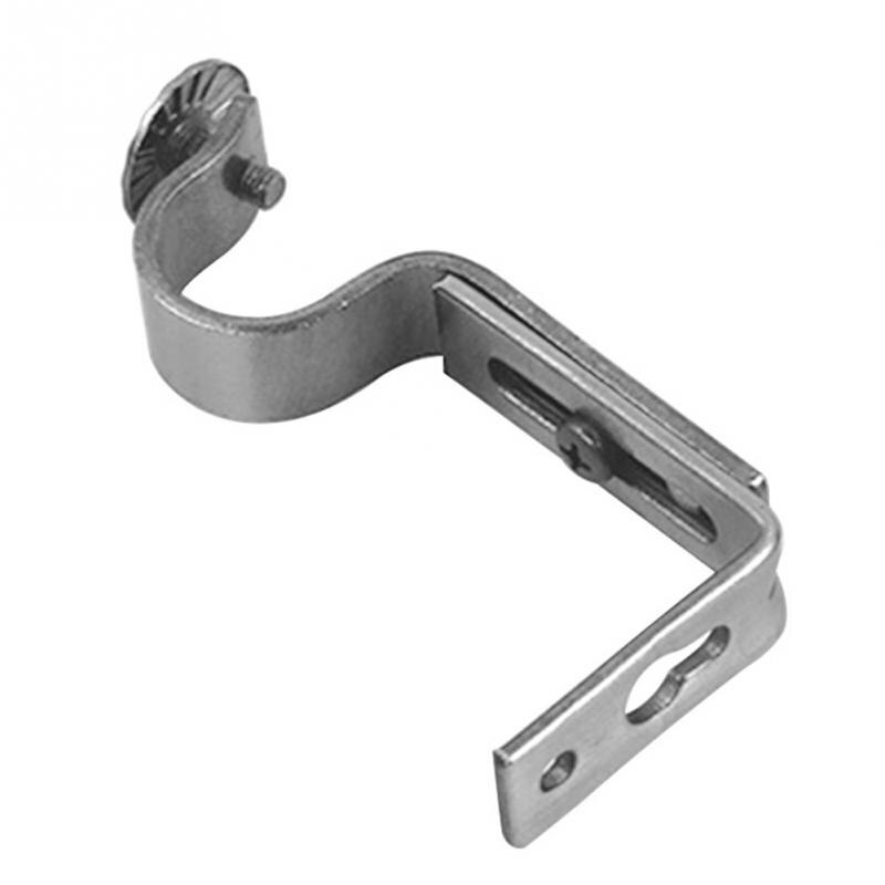 Modern Iron Hardware Holder Durable Home Practical With Screws Fixed Easy Install Support Window-Dressing Curtain Rod Bracket