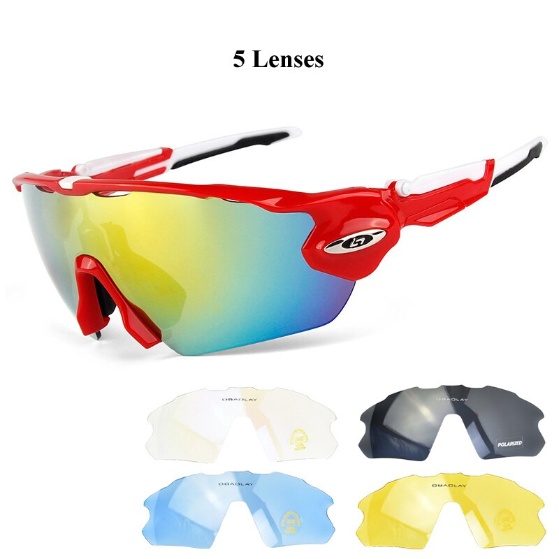 Hombre gafas de ciclismo polarizadas gafas de sol de ciclismo gafas de bicicleta MTB gafas deportivas de bicicleta con marco de miopía