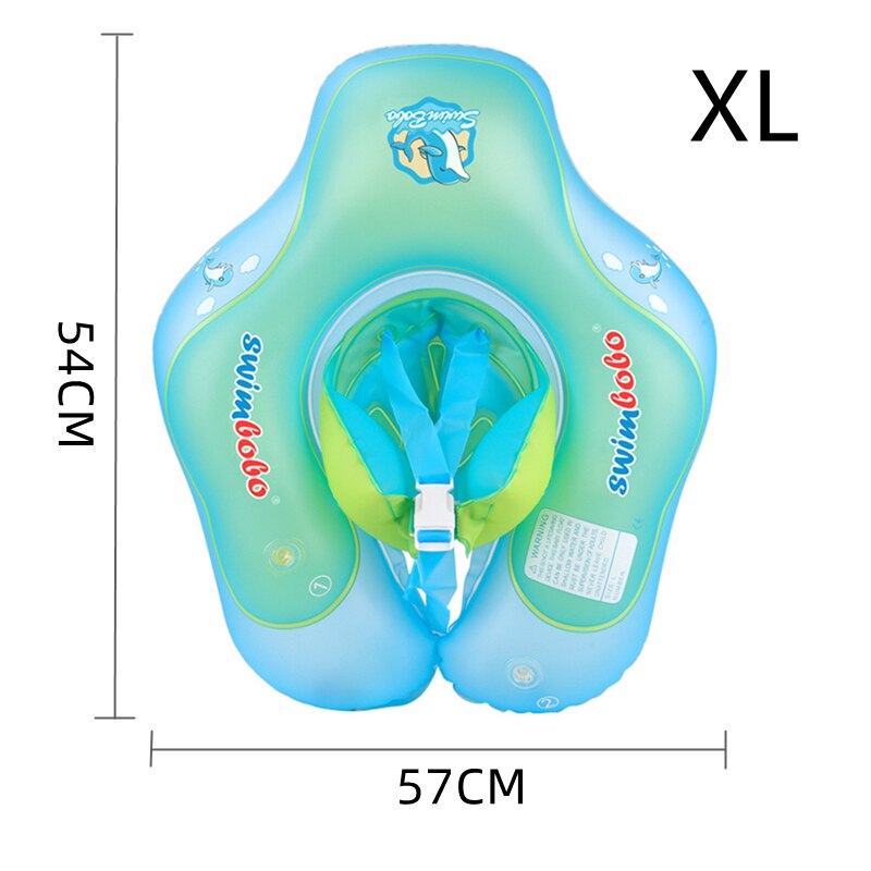 Baby Swimming Float with Sun Canopy Inflatable Infant Floating Swim Rings Kids Swim Pool Accessories Circle Bathing Summer Toys: A Blue XL