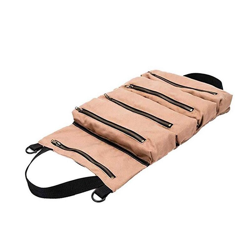 Super Tool Roll Large Wrench Big Tool Roll Up Bag Canvas Tool Organizer Bucket Tool Roll Up Pouch Hand Small Tool Bag Sac 3: Default Title