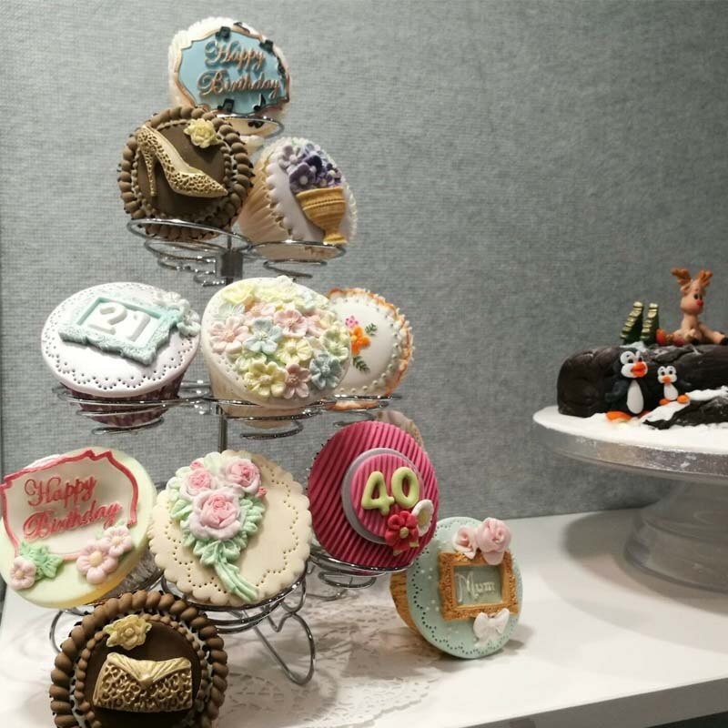 Sugarcraft pasta stempel bryllup smuk præget dejlig blomst silikone fondant kage dekorationsværktøj chokolade gumpaste form