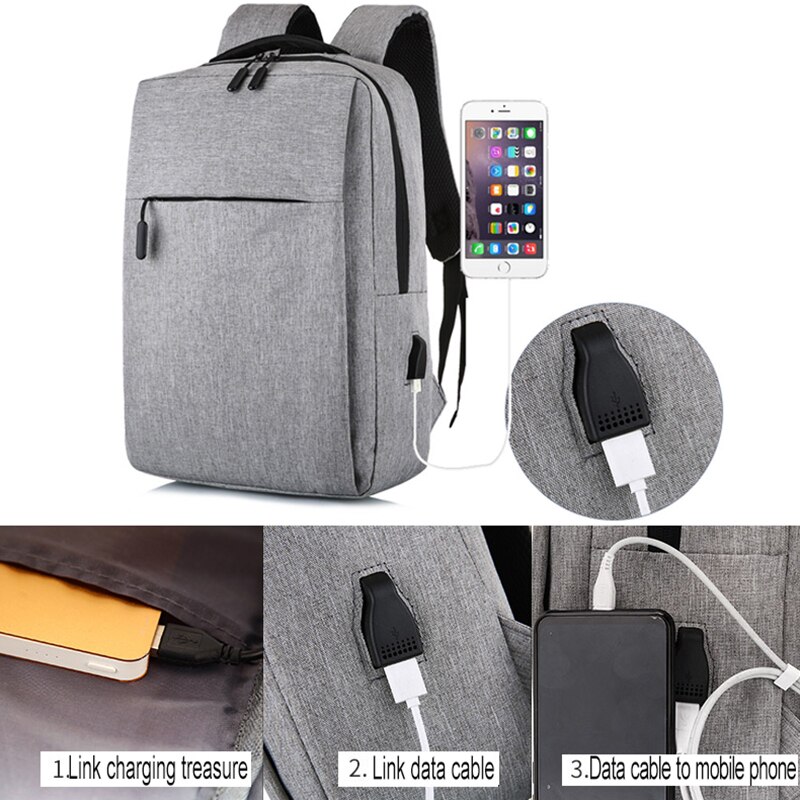 USB Backpack Mens School Bag Rucksack Anti Theft Men Backbag Travel Daypacks Male Leisure Backpack Mochila Women Girl Bag