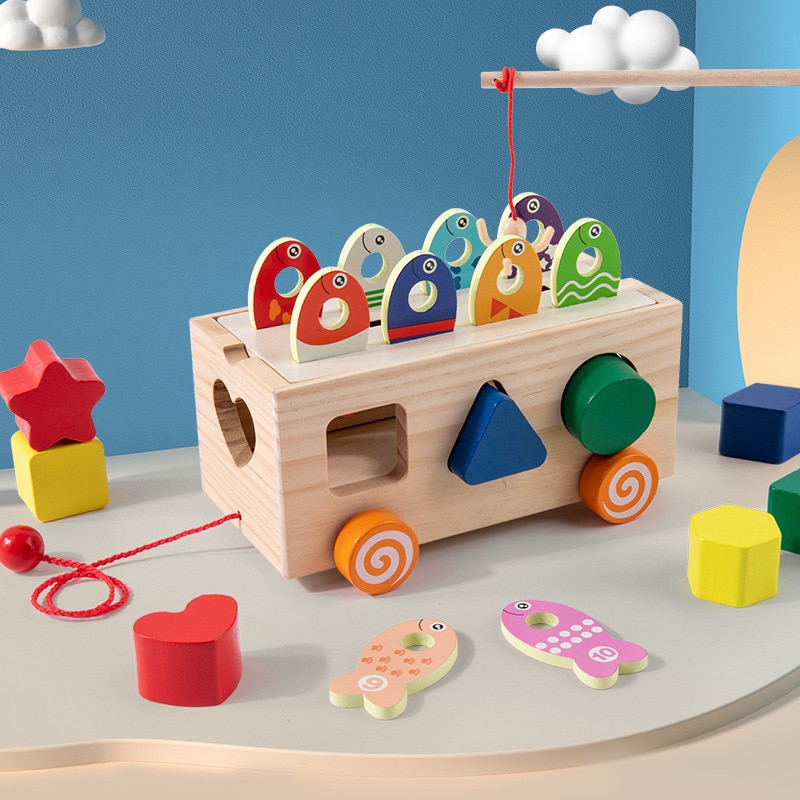 Kinderen Houten Puzzel Speelgoed Whac-A-mole Speelgoed Multifunctionele Beat Dia Vroeg Leren Educatief Zintuiglijke Baby Kinderen speelgoed